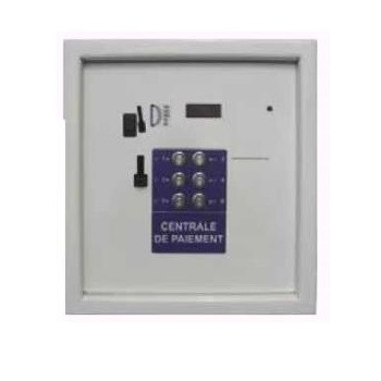 CENTRALE DE PAIEMENT ACCEPTEUR 2 POSTES POUR LAVERIE LIBRE SERVICE LM CONTROL