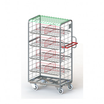 CHARIOT LINGE PROPRE 8- 12-16 ET 20 CASES GOUPIL BREVAC